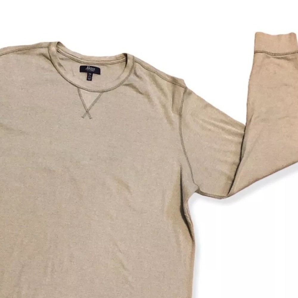Bass mens XXL 2XL pullover henley casual sage‎ green normcore gorpcore hiking